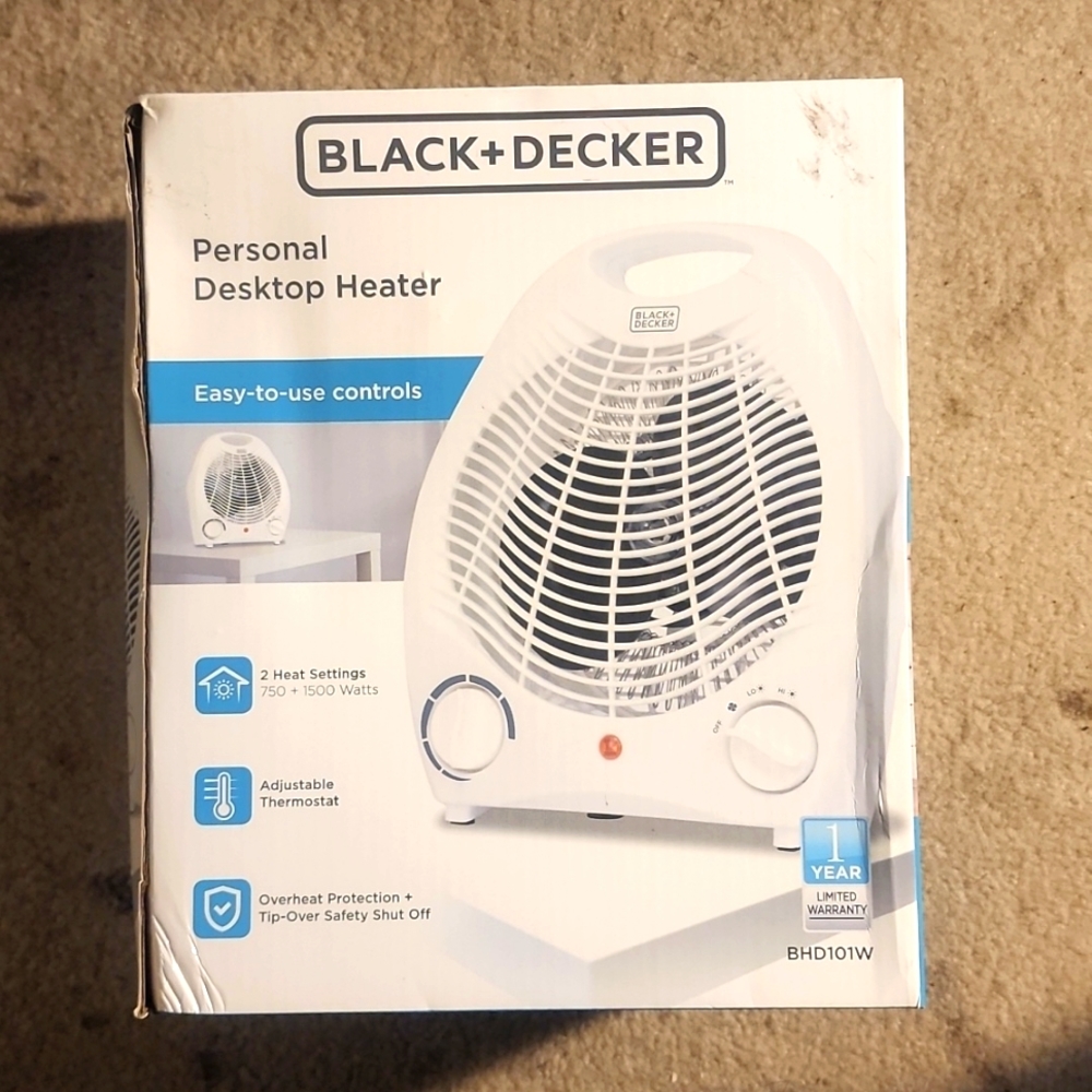 Black and Decker Personal Desktop Heater